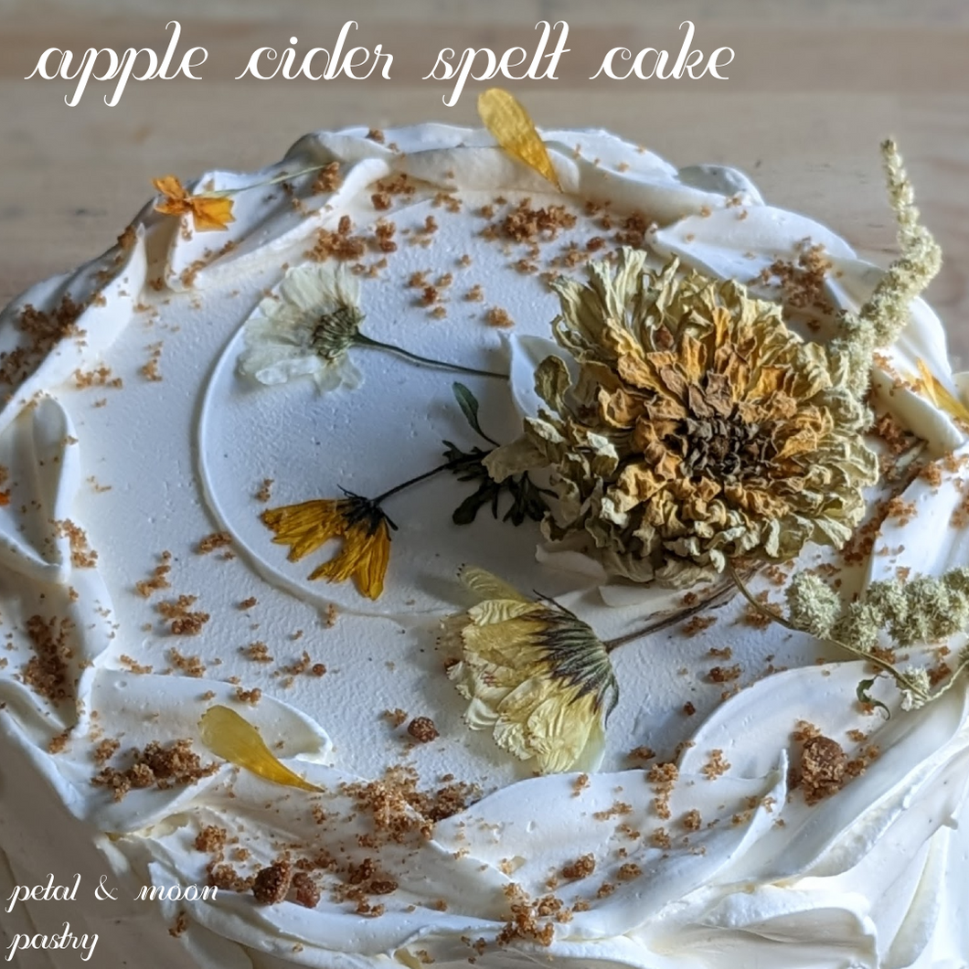 Apple Cider Spelt Cake | Pickup TUE 11/21